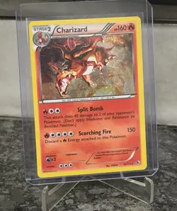Pokemon TCG Charizard 19/113 Legendary Treasures Rare Cosmos Holo Foil Card 2013 - Image 1