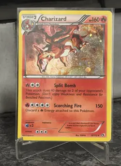Pokemon TCG Charizard 19/113 Legendary Treasures Rare Cosmos Holo Foil Card 2013 - Image 3