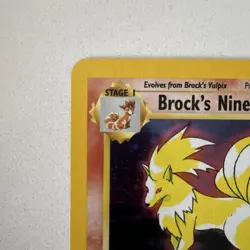 Pokemon TCG Brock's Ninetales Gym Challenge Holo Rare Unlimited 3/132 2000 - Image 2