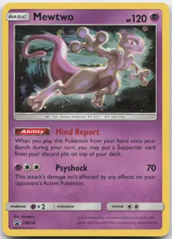 Mewtwo - SM214 Sun & Moon Promo Pokemon - Image 1