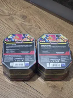 Pokemon TCG Mega Charizard ex Tins X + Y (Set of 2 Tins) - Brand New & Sealed 🔥 - Image 5