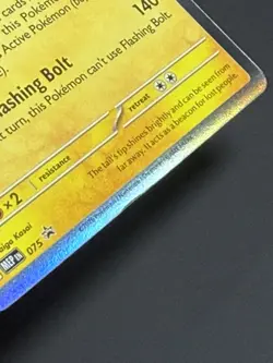 Pokemon TCG Ampharos #75 Chaos Rising Stamped Promo Defect on Bottom - Image 4