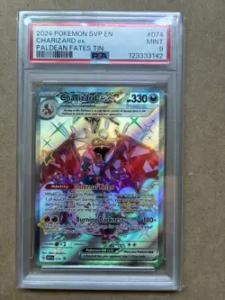 2024 Pokemon SV Black Star Promos Charizard ex #074 PSA 9 - Image 1