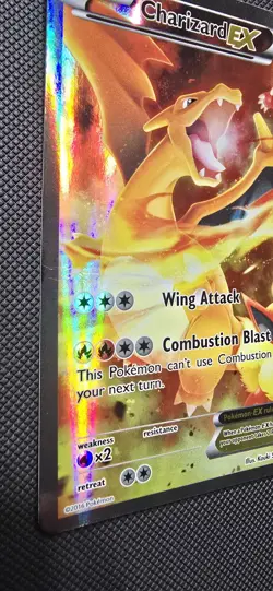 Pokemon TCG Charizard EX XY121 XY Promo Holo Eng 2016 180 HP Wing Attack - Image 2