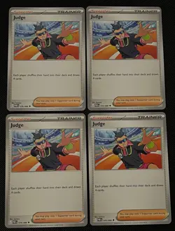4x Judge 076/088 Me03: Perfect Order PLAYSET x4 - Pokemon TCG - NM - Image 1
