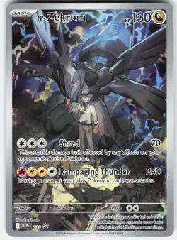 Pokemon N's Zekrom 031 Holo Promo ME: Mega Evolution Promo C - Image 1