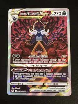 Hisuian Samurott VSTAR GG52/GG70 Pokemon Crown Zenith Galarian Gallery Holo NM - Image 1