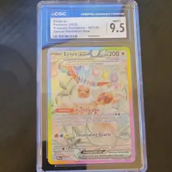 The Pokemon Company CGC 9.5 Eevee ex Sv Prismatic Evolutions SIR 167/131 Holo - Image 1