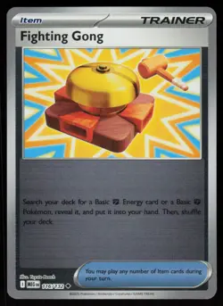Fighting Gong 116/132 Uncommon Mega Evolution Pokemon Reverse Holo Near Mint - Image 1