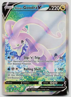 Hisuian Goodra V 187/196 Lost Origin Pokemon NM - Image 1