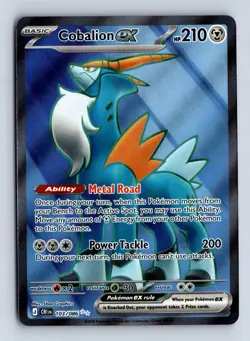 Cobalion ex 103/086 Ultra Rare ME04: Chaos Rising Pokemon NM/M - Image 1
