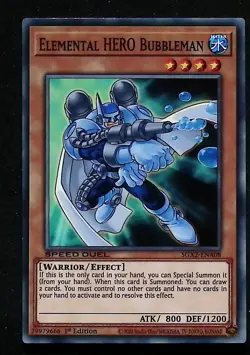 Elemental HERO Bubbleman - SGX2-ENA08 - Common - 1st Edition - Yugioh - Image 1