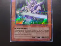 Yugioh - Dark Magician Knight ROD-EN001 Super Parallel Rare Promo - Image 3
