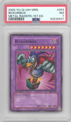 PSA 7 - Yu-Gi-Oh Card - MRD-093 - BICKURIBOX (common) *1st Edition* - NM - Image 1