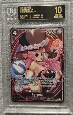 Bandai One Piece Perona EB03-045 SP Holo English 2026 BGS Black Label 10 - Image 1