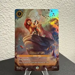 Disney Lorcana TCG Circle of Life Action Song Enchanted 225/204 EN Lorcana Fable - Image 2