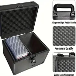 Graded Card Storage Case Box Weatherproof For 40+ Sports Trading Cards PSA BGS - Image 1