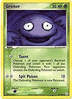 Pokemon Team Rocket Returns 56/109 Grimer Card NEAR MINT - Image 1