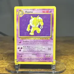 Hypno 23/62 Fossil Non Holo Wotc Pokemon Card Vintage LP - Image 1