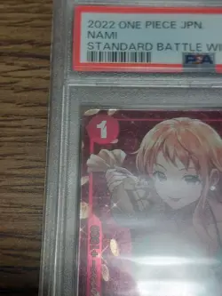 One Piece Card Nami Standard Battle Champion Promo PSA10 - Image 3