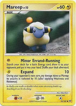 Pokemon Platinum Edition Card - Mareep 82/127 - Image 1
