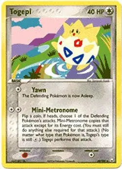 Pokemon Team Rocket Returns 50/109 Togepi Card - Image 1