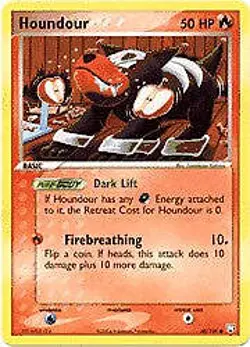 Pokemon Team Rocket Returns 60/109 Houndour #2 Card - Image 1