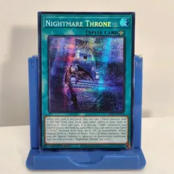 Nightmare Throne MP25-EN072 Prismatic Secret Rare 1st Edition Yugioh TCG - Image 2