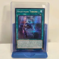 Nightmare Throne MP25-EN072 Prismatic Secret Rare 1st Edition Yugioh TCG - Image 4