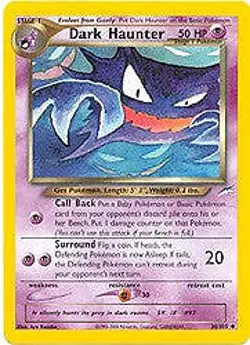 Neo Destiny - Dark Haunter Pokemon Card 36/105 - Image 1