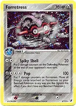 Pokemon EX Unseen Forces 6/115 Card - Forretress - Image 1
