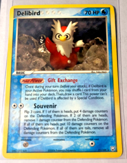 POKEMON TEAM ROCKET RETURNS DELIBIRD 21/109 RARE CARD MP / EX - Image 1