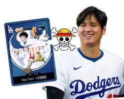 ONE PIECE x DODGERS MONKEY D LUFFY DON CARD ITS YOUR TURN +1000 Ships 7/3 - Image 1