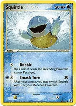 Pokemon EX Fire Red & Leaf Green 83/112 Squirtle Card - Image 1