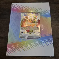 Eevee EX SVP 174 Prismatic Evolutions PROMO Card W/ Stand Pokemon TCG NM/MINT - Image 1