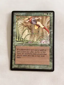 MTG Arboria Legends 1994 Rare Reserved List Vintage Magic The Gathering LP-MP - Image 1