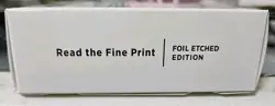1x Magic The Gathering Secret Lair Read The Fine Print - Factory Sealed FOIL NEW - Image 1