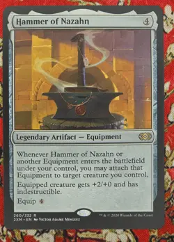 MTG Hammer of Nazahn 2XM 260 NM - Double Masters Near Mint - Image 1