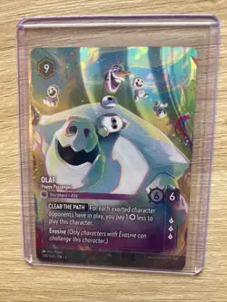 Happy Passenger Olaf 209/204 Enchanted Holo Foil Lorcana TCG Mint/NM Shimmering - Image 5