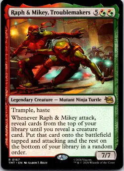 Raph & Mikey, Troublemakers 0167 Teenage Mutant Ninja Turtles NM - Image 1