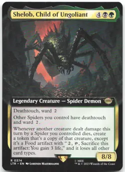 Shelob, Child of Ungoliant (Extended Art) R Universes Beyond: LotR 374 LP - Image 1