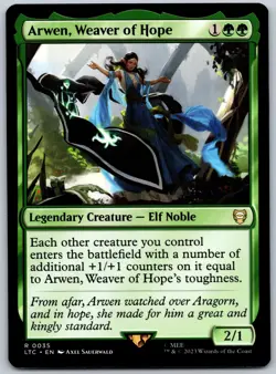 Arwen, Weaver of Hope R Commander: The Lord of the Rings TLC 35 NM - Image 1