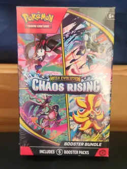Pokemon TCG Mega Evolution Chaos Rising Booster Bundle Sealed - Image 1