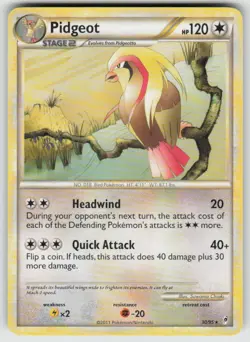 Pidgeot 30/95 Rare Call of Legends Pokemon Lightly Played - Image 1