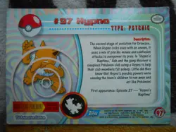HYPNO #97 - TOPPS TV ANIMATION EDITION - POKEMON - TRES BON ETAT - ANGLAIS - Image 4