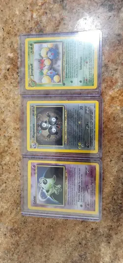 2001 Pokemon TCG - Neo Revelation - Celebi, Jumpluff, & Magneton - HOLO - Image 1