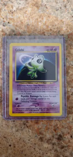 2001 Pokemon TCG - Neo Revelation - Celebi, Jumpluff, & Magneton - HOLO - Image 2