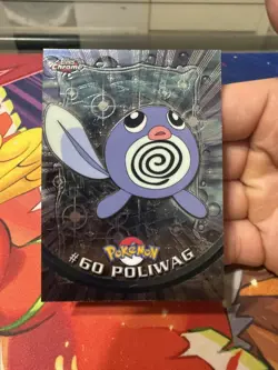 *ACTUALLY TOPPS CHROME* Pokemon - 2000 Series 2 Poliwag #60 Holo Foil - Image 1