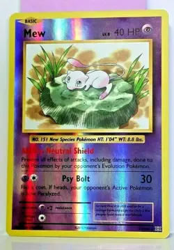 Mew 53/108 Reverse Holo Rare Pokemon XY Evolutions LV.53 NM/MINT - Image 1
