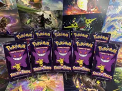 5x 2022 Pokemon TCG - Trick Or Trade Holloween Sealed 3 Card Booster pack/5packs - Image 1